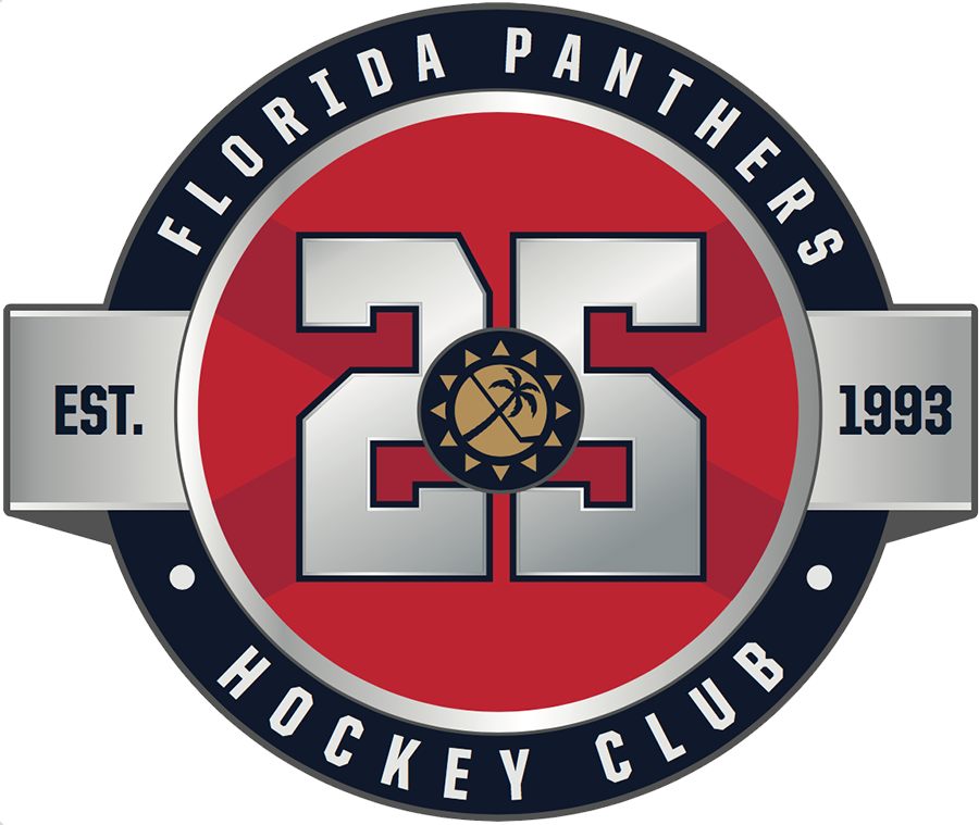 Florida Panthers 2019 Anniversary Logo iron on heat transfer